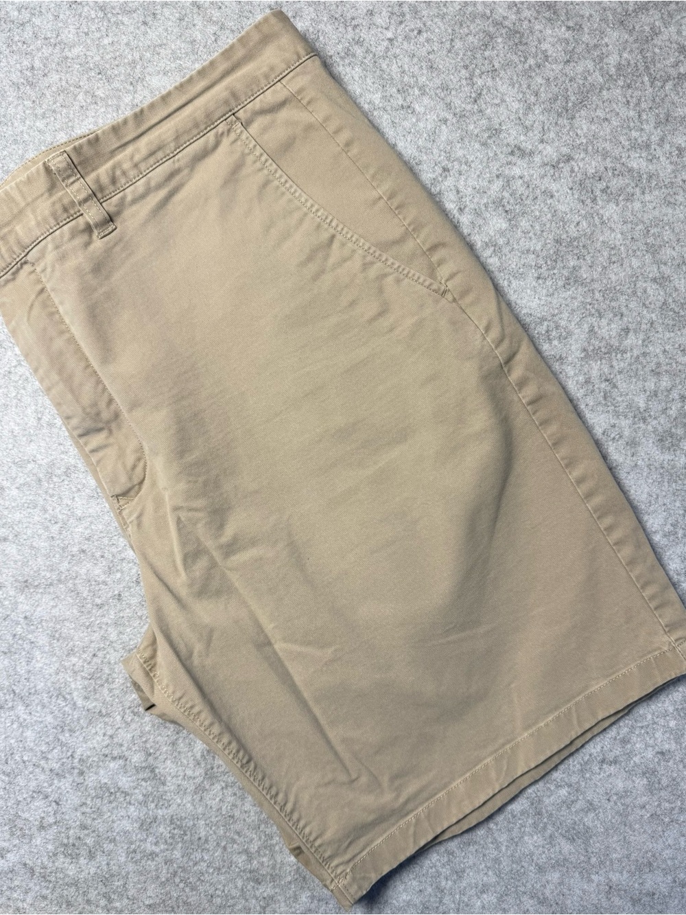 Bonobos Light Khaki Flat-Front Shorts — Size 38